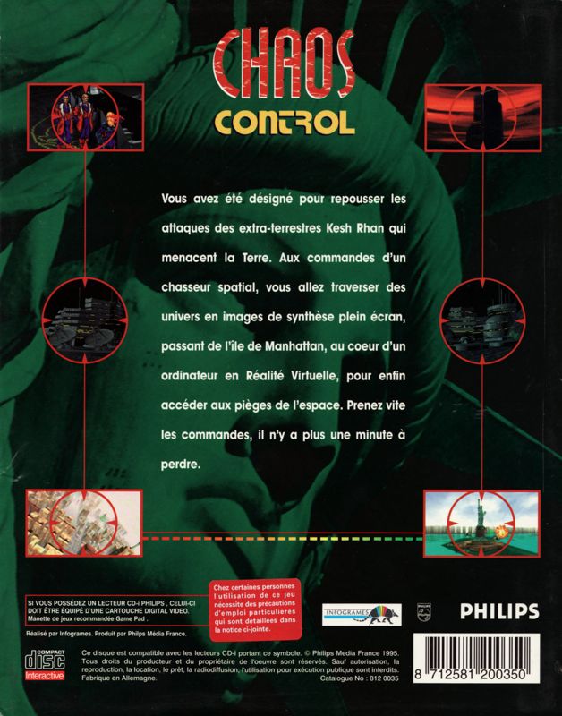 Chaos Control box art for CD-i
